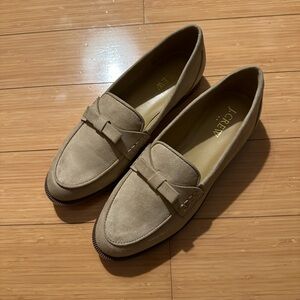 J. Crew Beige Suede Loafers